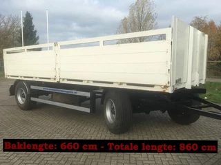 Kögel N/A 1998 - ANBS 18 2 As Vrachtwagen Aanhangwagen Open, 73-WB-BH obrazek 1