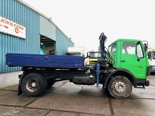 Mercedes-Benz 1617 1987 - C 4x2 KIPPER WITH CRANE (6-CILINDER ENGINE / MANUAL GEARBOX / FULL STEEL SUSPENSION) immagine 4