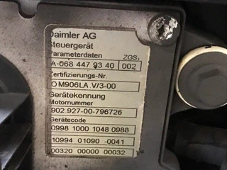 Mercedes-Benz N/A 2009 - OM 906 LA. V/3-00 2628L-2633L (3 PIECES IN STOCK) immagine 8