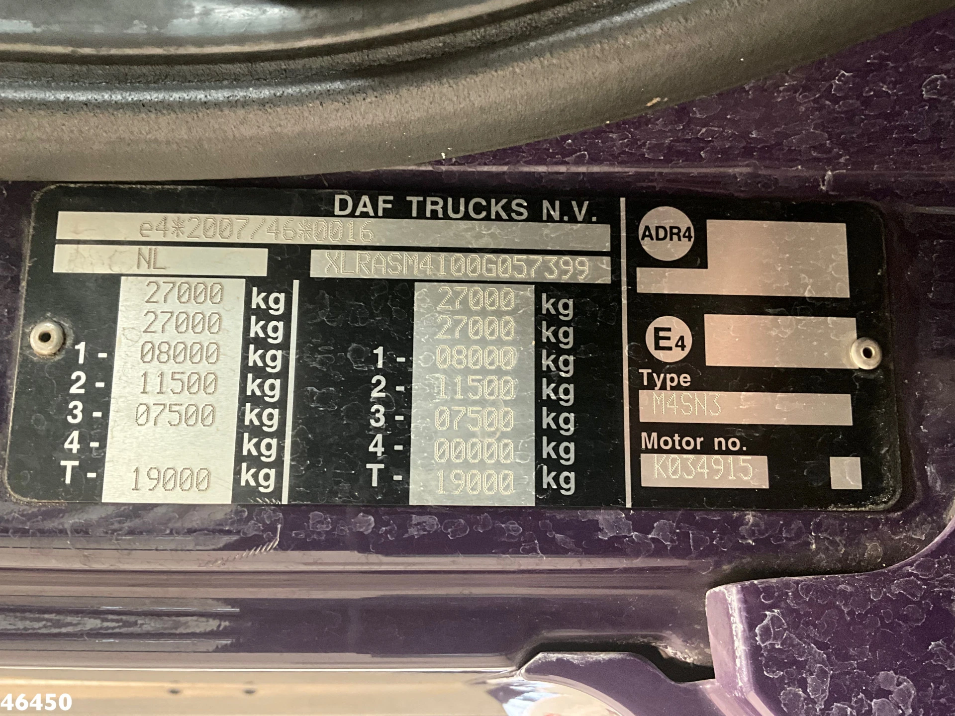 DAF FAN CF 290 Geesink 18m³ Just 165.848 km! 2015 obrázek 24