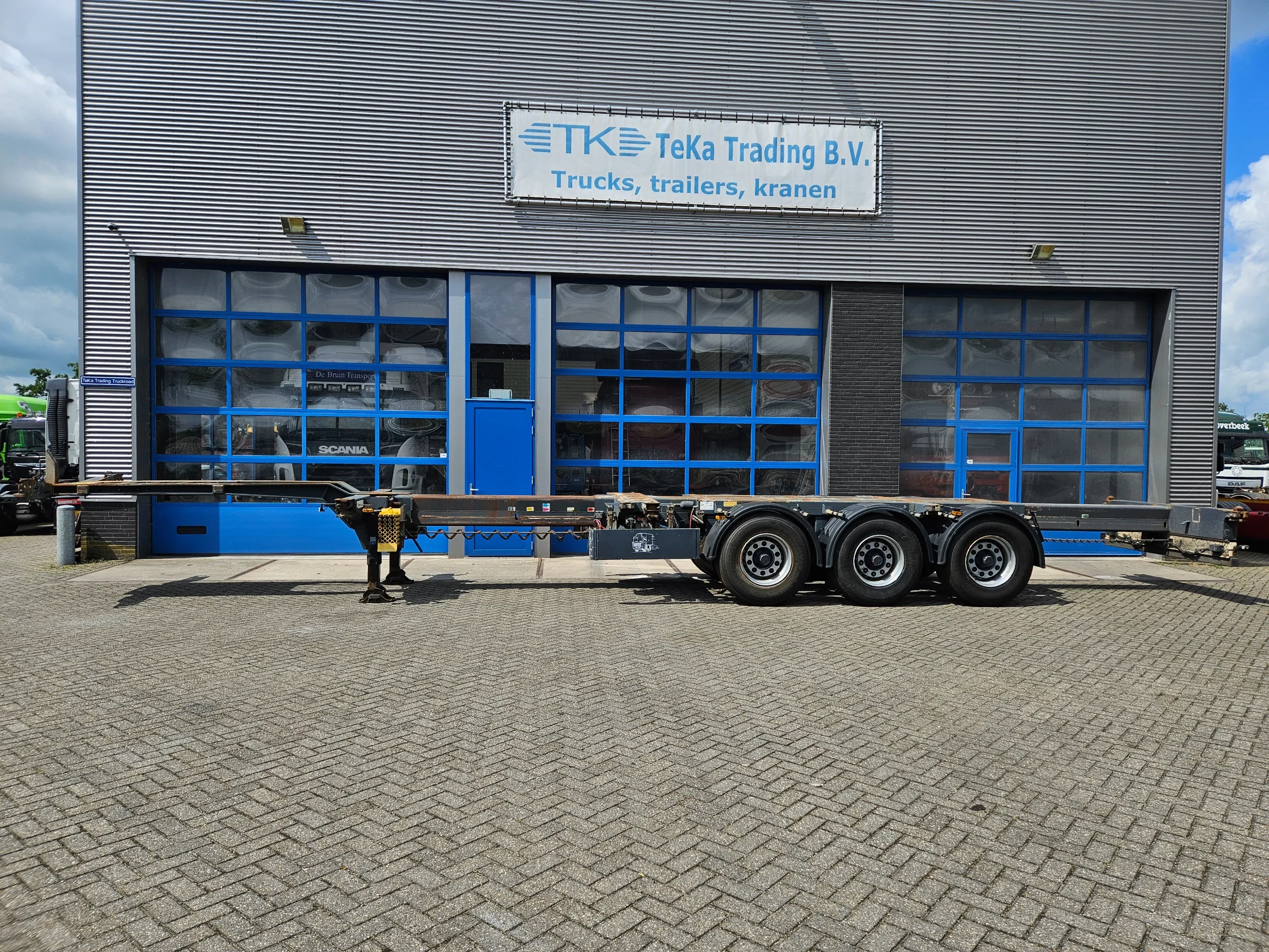 Pacton T3-010 2007 - T3-010 multi chassis geschoopeerd 2x liftas BPW afbeelding 3