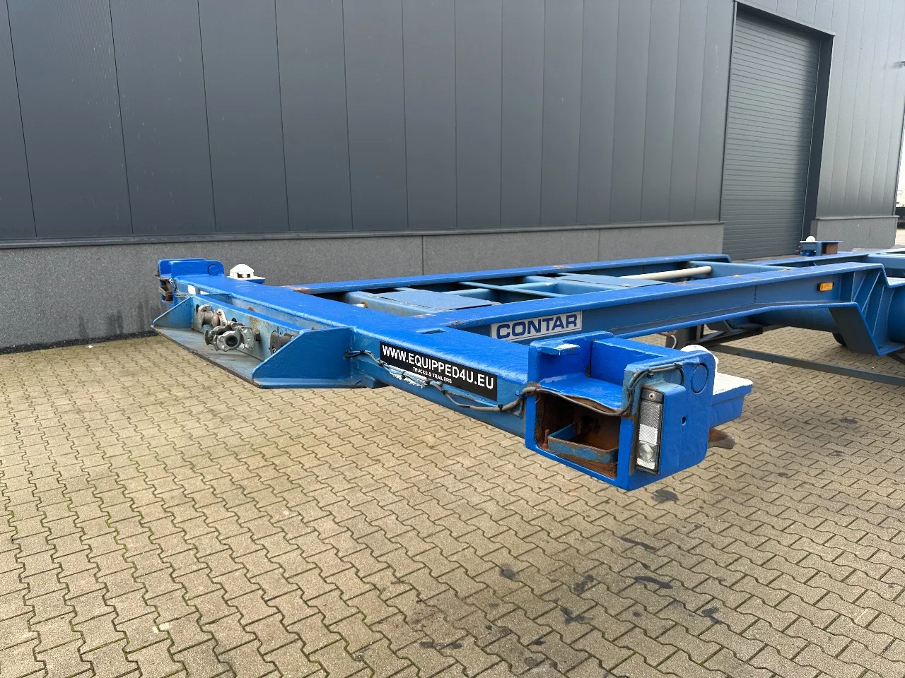 Contar 2000 - 40FT HIGH CUBE chassis / liftaxle / drumbrakes / NL-Chassis zdjęcie 10