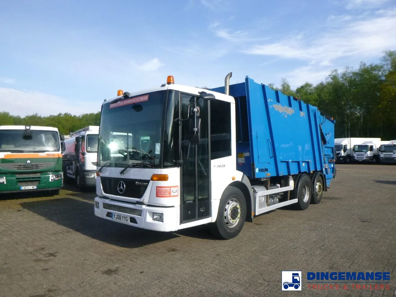 Mercedes-Benz Econic 2629 6x2 RHD Faun refuse truck 2008 Bild 1