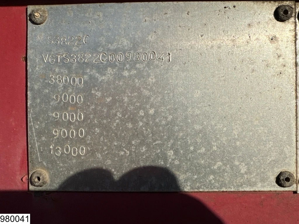 ASCA 1998 - Chassis 20 ft, ADR afbeelding 4