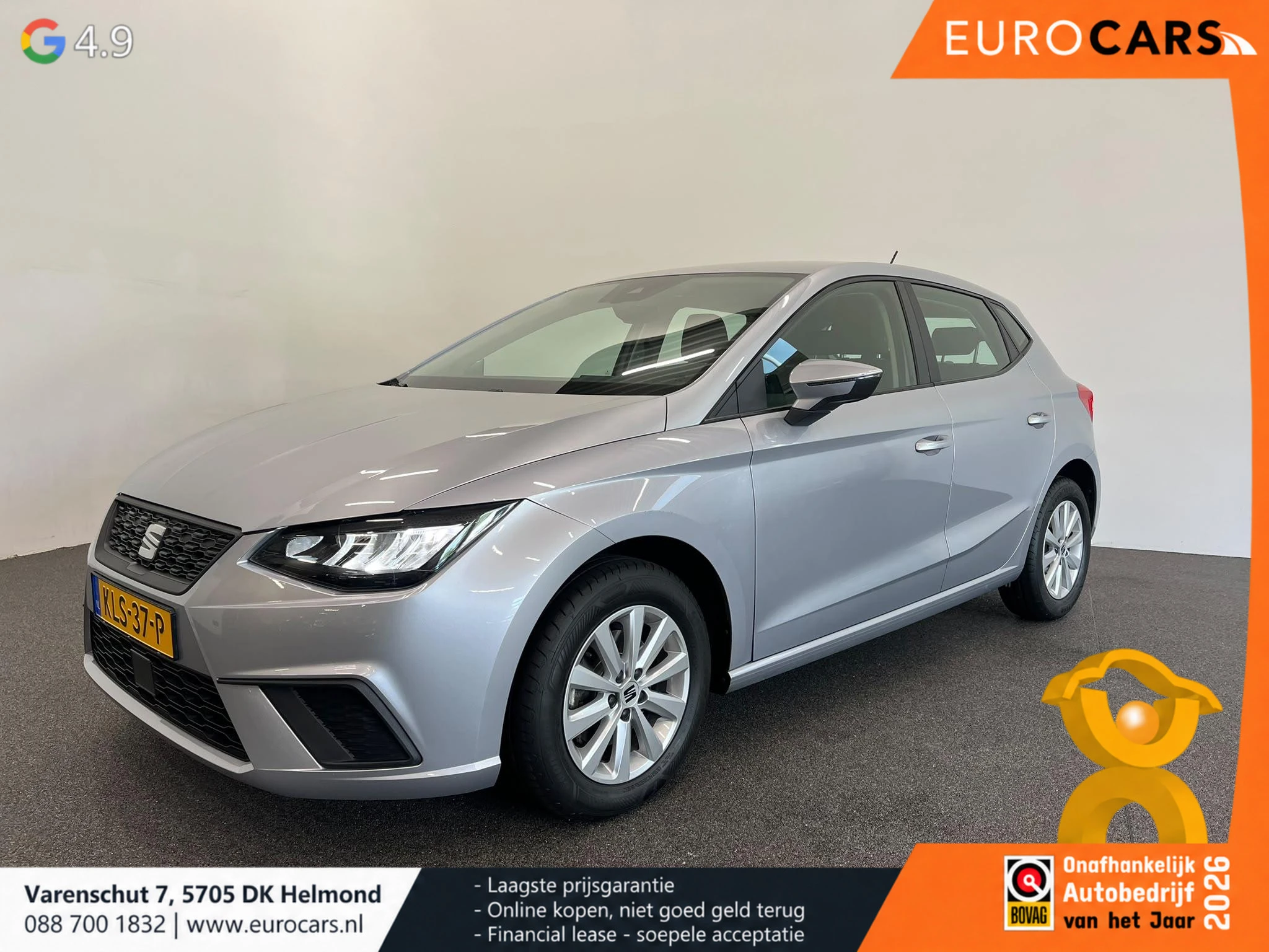 SEAT Ibiza 2022 - 1.0 TSI 110 pk DSG Urban Silver afbeelding 1