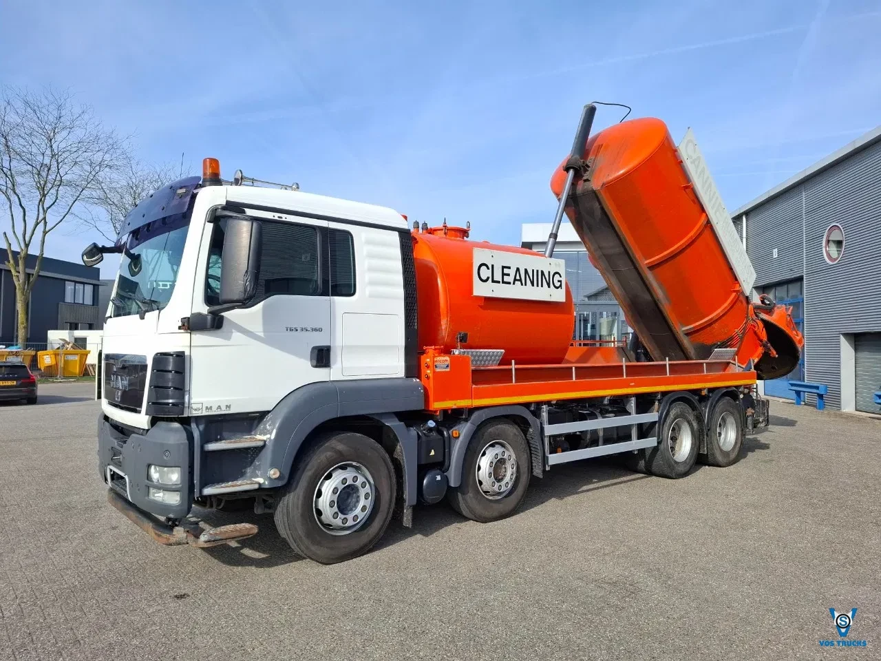 MAN TGS 2011 - 35.360 / WICOM SEWAGE SUCTION 200 BAR / 8X4 / !! 236672 KM !! / 2XLENKACHSE / FRIDGE / MANUAL / EURO-5 / 2011 imagen 1