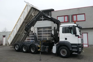 MAN TGS 2009 - 35.400 | 8X4 | HIAB 144 BS-3 DUO | Remote Control | 25Ton Tipper | 468407Km | 2009 | Euro4 | Belgium Truck obrazek 12