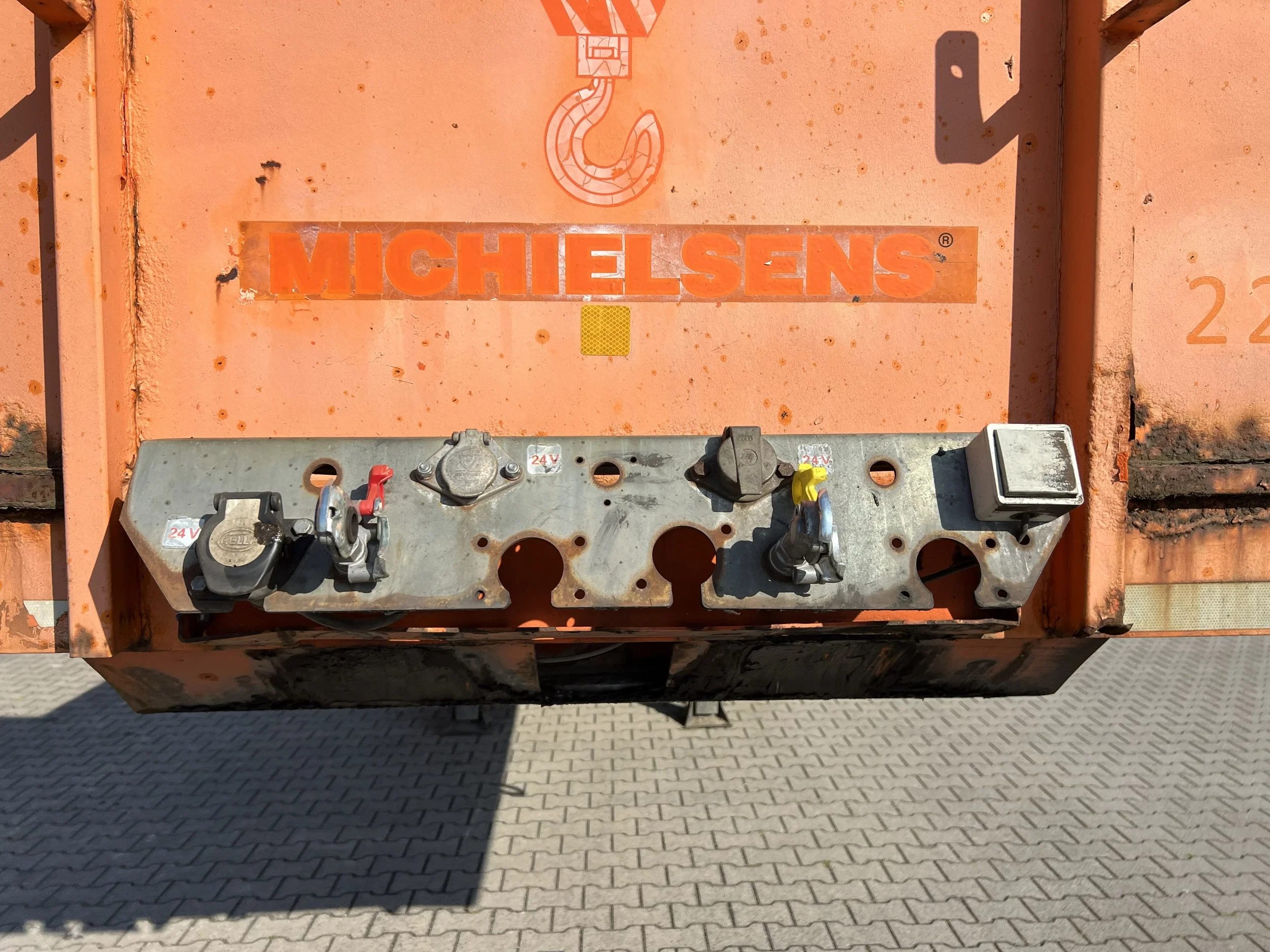 Nooteboom 1999 - OVB-73-04, 73 tons Ballast trailer, 4 axles, 3 hydraulic steering axles afbeelding 25
