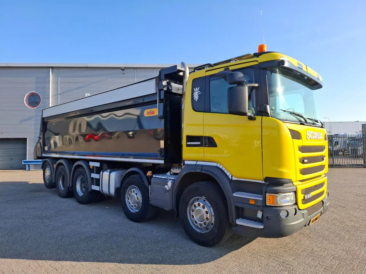 Scania G 2014 - G410 / 10X4 / RETARDER / NL TRUCK / TUV:02-07-2026 / HYVA ASPHHALT TIPPER+SNIP / 28TON / AUTOMATIC / EURO-6 / 2014 obrázek 4