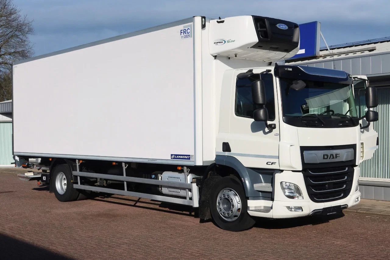 DAF CF 320 2020 - FA Koel/vriezen +Carrier Supra 1150 Silent + Dhollandia 2000 KG klep image 2