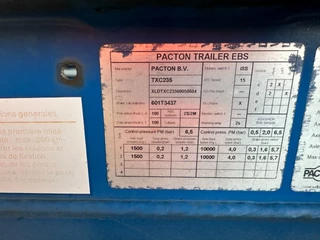Pacton N/A 2005 - 20FT / BPW / ADR (EXII/ EXIII/FL/AT) / NL-CHASSIS obrazek 23