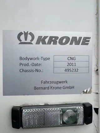 Krone Cool Liner 2011 - 2 - Achs CITYSATTEL*Lenkachse*Carrier 1300*TÜV NEU!! obrazek 10