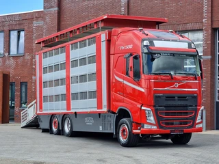 Volvo FH 2020 - 13.500 6x2 - Livestock 4 deck Finkl + Finkl 4 deck trailer - Water & Ventilation - 143M2 afbeelding 3 miniatuur