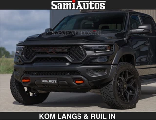 Dodge Ram Pick-Up 2024 - TRX HELLCAT | 6.2 V8 712PK SUPERCHARGER | RODE STIKSELS | FULLY LOADED | CARBON | afbeelding 2 miniatuur
