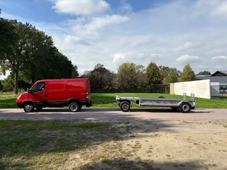 Iveco 50C18V EURO 4 2008 - BE N1 -Veldhuizen schamel aanhangwagen 5.2 ton afbeelding 2 miniatuur