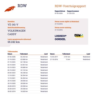 Volkswagen Caddy 2016 - 1.6 TDI 75pk - Airco - Cruise - Trekhaak imagen 6