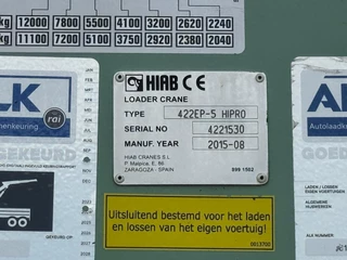 DAF CF 440 2015 - 6X2 EURO 6 -HIAB 422 + REMOTE CONTROL bild 17
