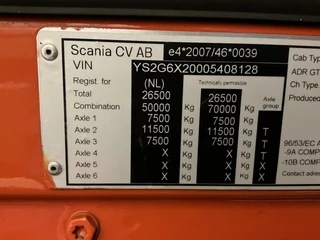 Scania G 2016 - 490 6x2 Euro 6 VDL 18 Ton portalarmsysteem image 20