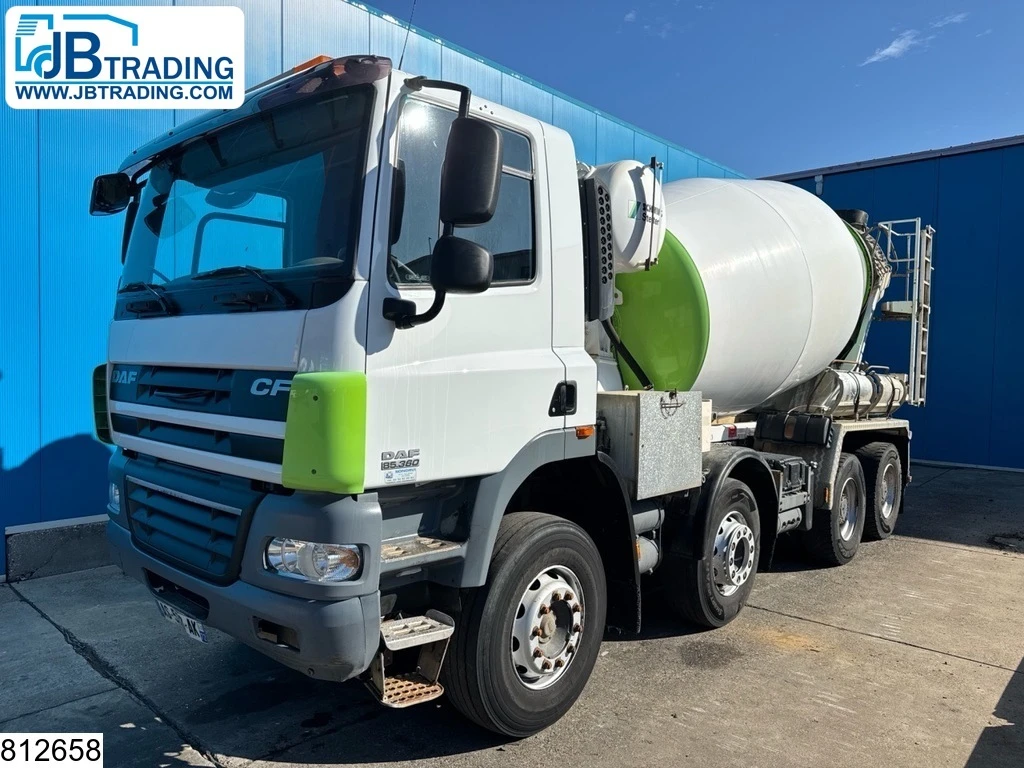 DAF 85 2010 - CF 360 8x4, Manual, Stetter 9m3, Steel suspension afbeelding 1