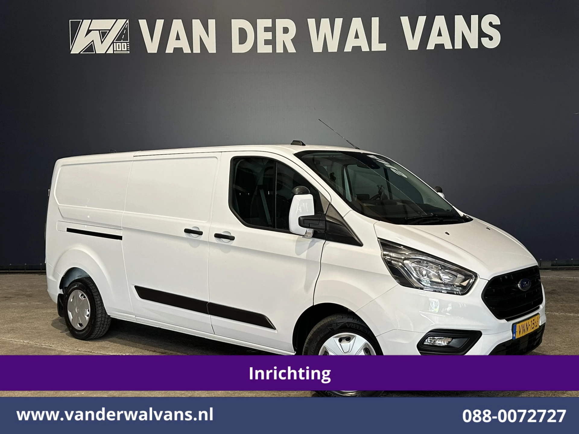 Ford Transit Custom 2022 - 2.0 TDCI 130pk L2H1 inrichting Euro6 Airco | Camera | LED | 2800kg Trekhaak | Apple Carplay afbeelding 1