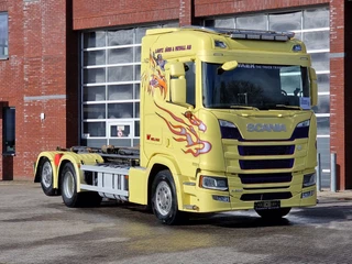 Scania R 2018 - R500 NGS 6x2*4 - HIAB Hooklift 21T - Retarder - Steering axle - Full air - Leather - Led image 3