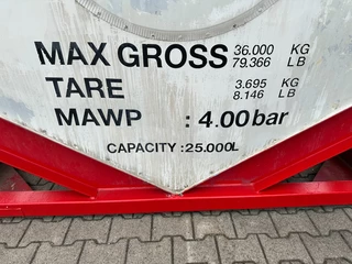 Trencor Containers N/A 2002 - 20FT ISO / 25.000L / 1-COMPARTMENT / T11 / 22T6 obrazek 14