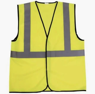Unbranded Striking yellow safety vest afbeelding 1 miniatuur