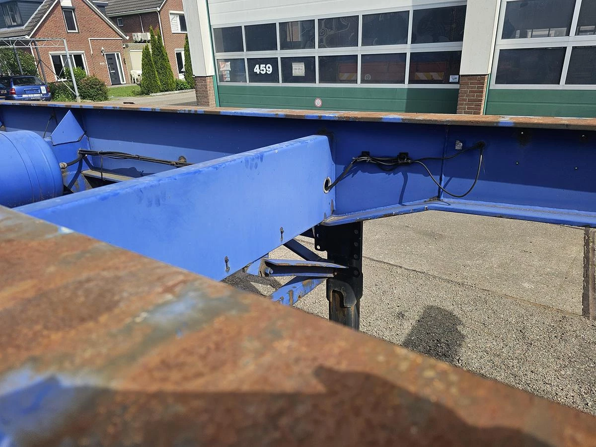 MKF METALLBAU CS 20 -20 FOOT- CONTAINER CHASSIS -HEAVY DUTY- BPW DRUM -STEEL SUSPENSION- GOOD QUALITY. 2007 obrázek 8