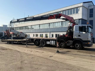 Scania G 2013 - G440 8X2 MET FASSI F5602.25 MET 2 AS AANHANGER image 2