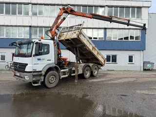 Mercedes-Benz Axor 2633 2008 - 6X4 FULL STEEL TEREX 145.2 + WAF KIPPER te koop