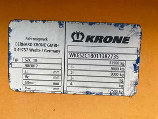 Krone N/A 2003 - SZC 18 / 20 FT / SAF + Disc obrazek 8