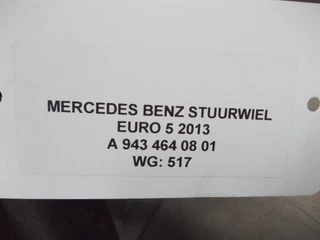Mercedes-Benz - STUURWIEL A 943 464 08 01 2013 EURO 5 afbeelding 3 miniatuur