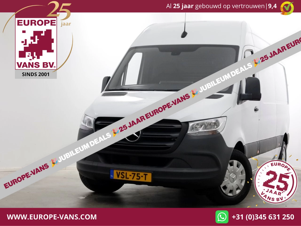 Mercedes-Benz Sprinter 2022 - 215 CDI 150pk L2H2 9G Automaat Airco/CarPlay 12-2022 Bild 1