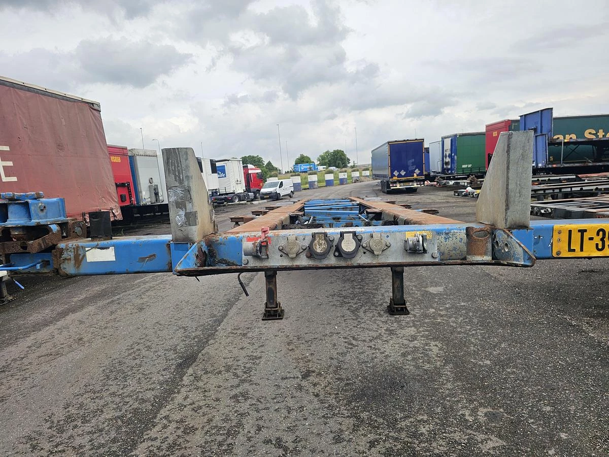 Van Hool 3B2018- 40 FOOT 2 X 20 FOOT CONTAINER CHASSIS, MB DISC. TUV APK 07-11-2026 2007 obrázek 5
