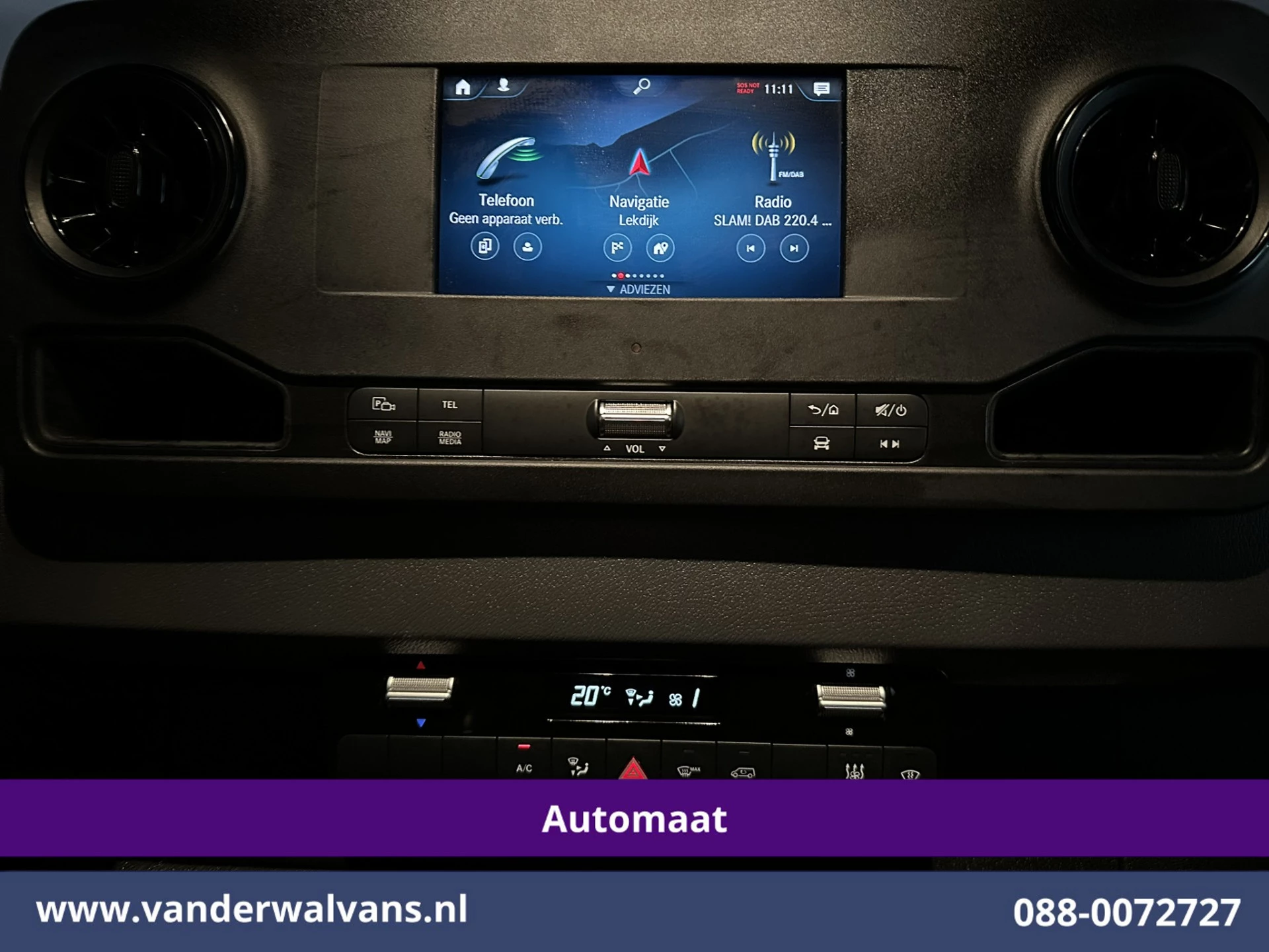 Mercedes-Benz Sprinter 2020 - 214 CDI 143pk 9G-Tronic Automaat L2H2 Euro6 Airco | Camera | Navigatie | Apple Carplay | Chauffeursstoel image 18