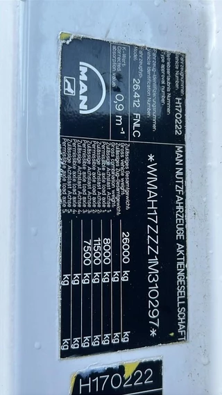MAN TGA 2001 - 26.410 obrazek 16
