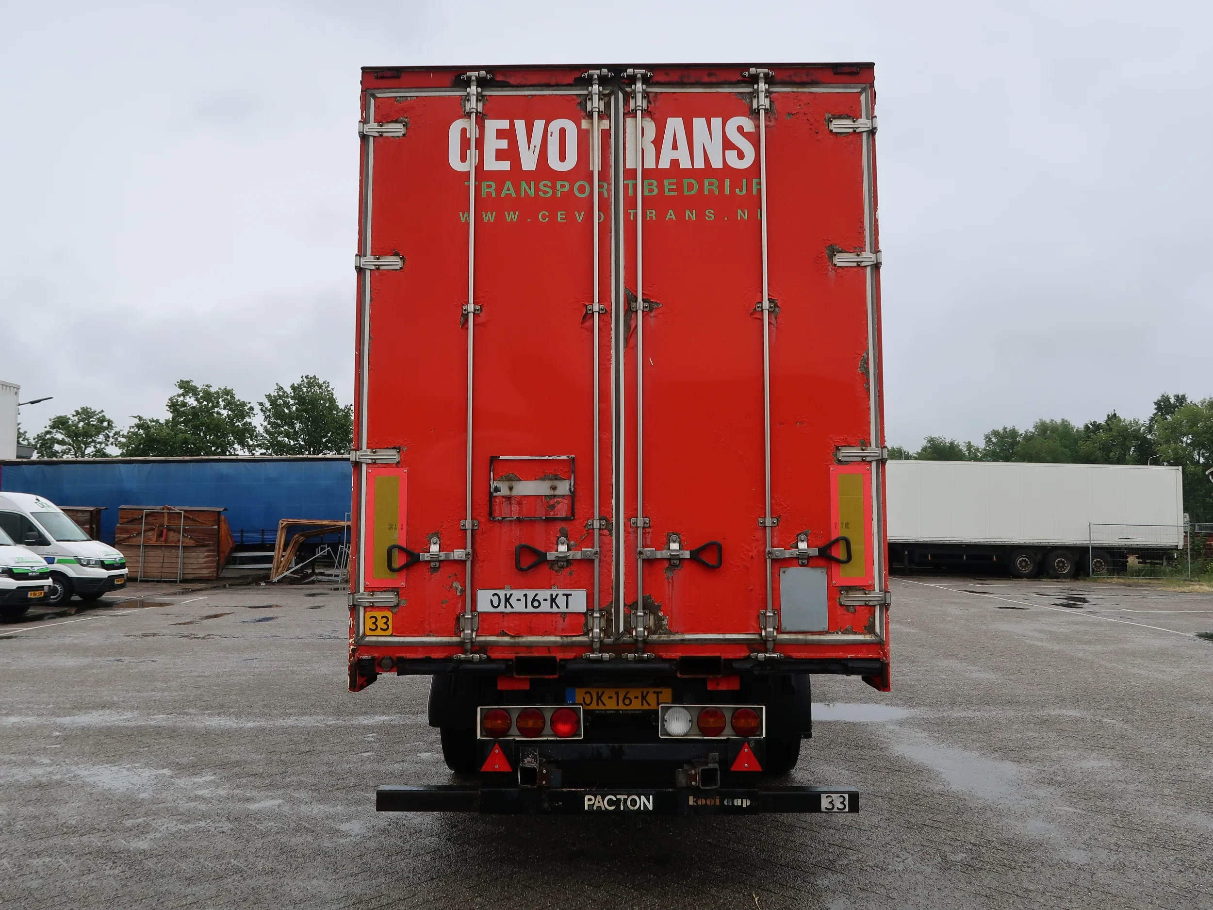 Pacton B3-001 2008 - O4, Lift & Lenkachse BPW, Staplerhalter, 4 Units, TUV, NL Trailer TOP! afbeelding 7