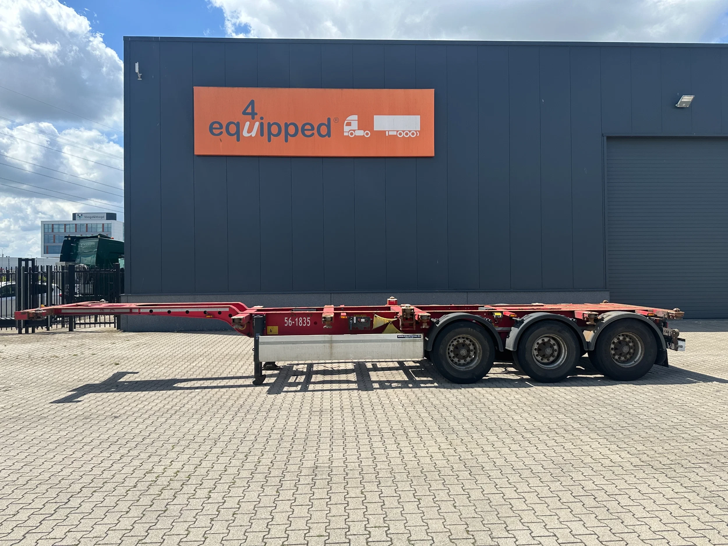 Krone 2015 - 40FT HIGH CUBE / BPW / DRUMBRAKES / NL-CHASSIS afbeelding 4