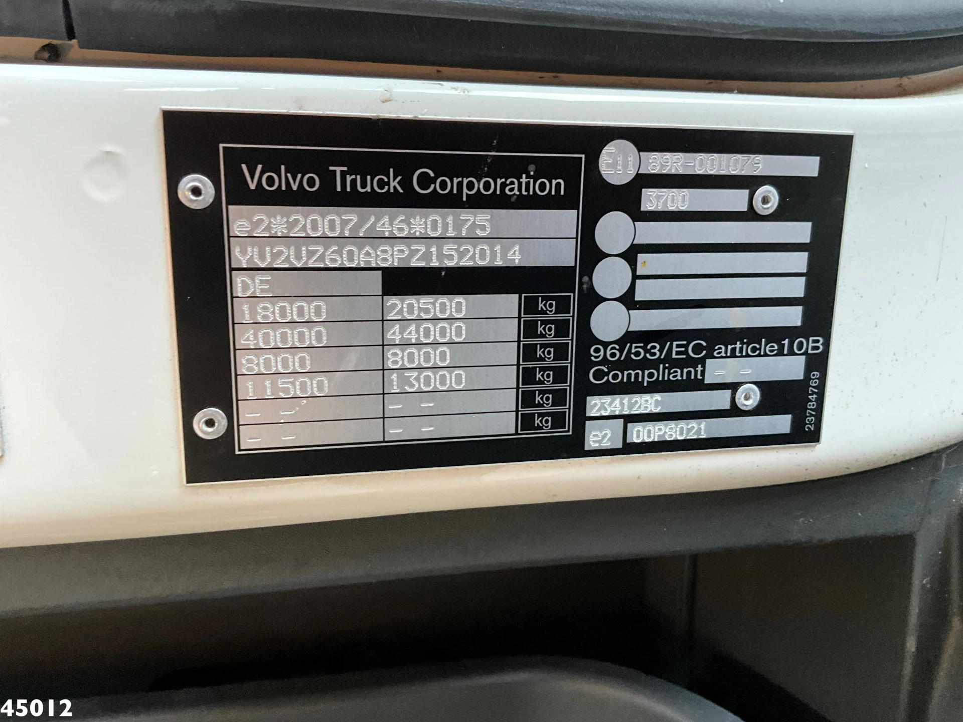 Volvo FE 350 Euro 6 Hyva 14 Ton portaalarmsysteem 2025 afbeelding 16