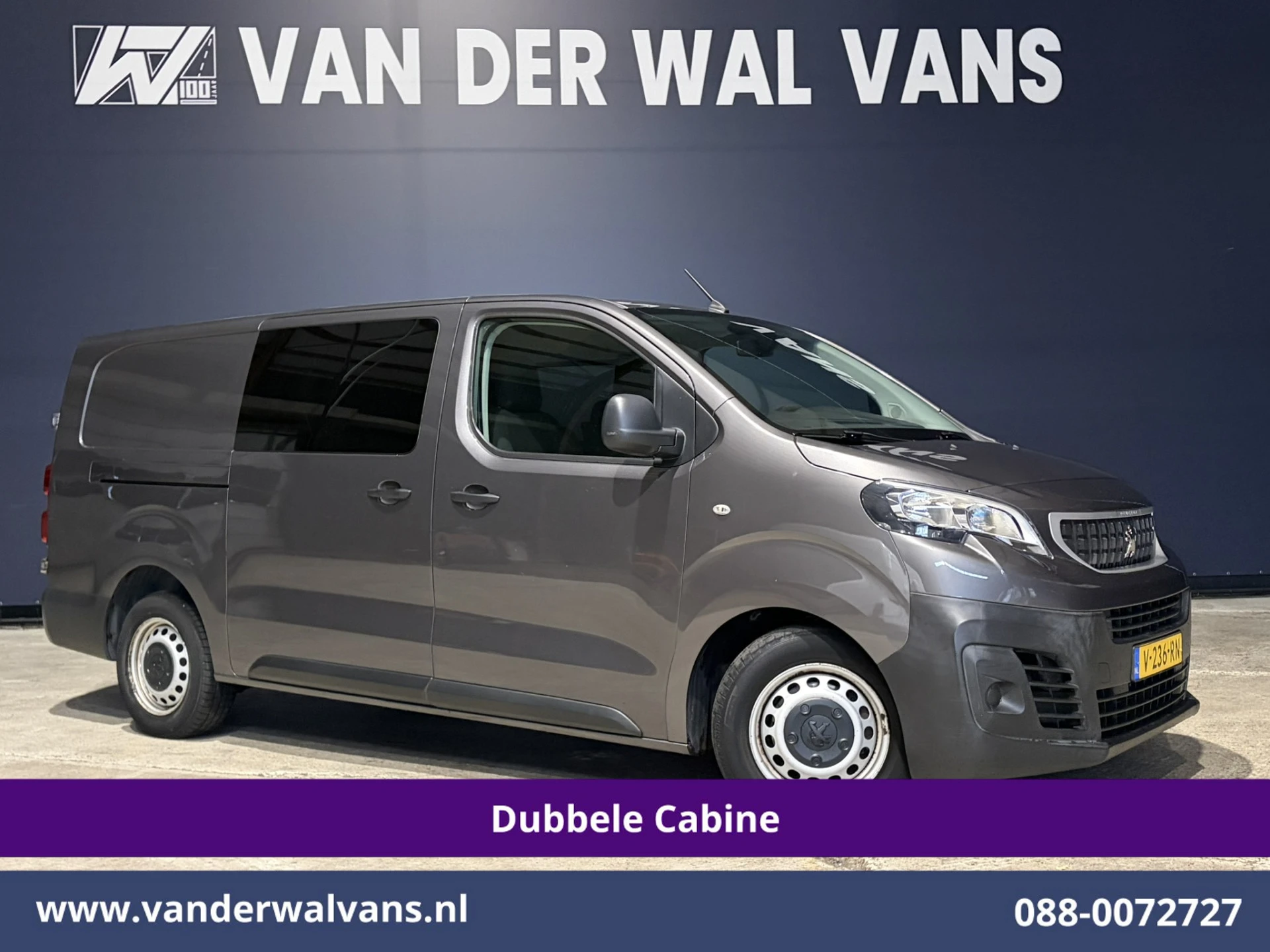 Peugeot Expert 2018 - 2.0 BlueHDI 123pk L3H1 Dubbele Cabine Euro6 Airco | 5-Zits | 2500kg Trekhaak afbeelding 1