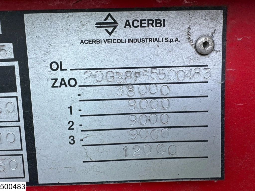 Acerbi 2007 - Gas 56700 Liter, LPG GPL gas tank, Gaz, 1 Compartment obrázek 13