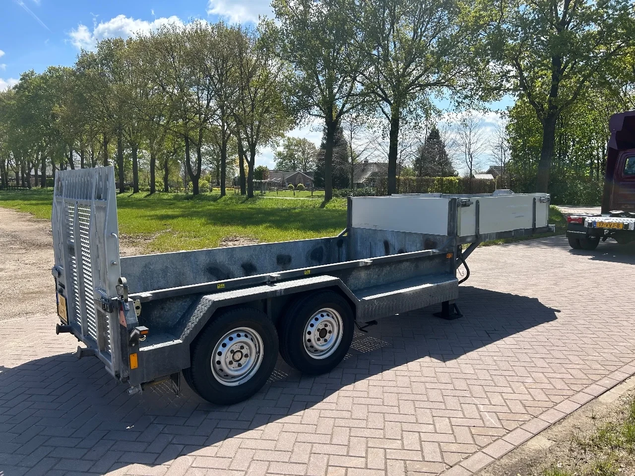 Veldhuizen 2007 - Be oplegger 5.5 ton kuip dieplader roostervloer immagine 5