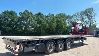 Schwarzmüller 2015 - 3 asser steentrailer 1,30 m + kennis 14 ton kraan afbeelding 3 miniatuur