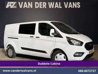 Ford Transit Custom 2023 - 2.0 TDCI 131pk L2H1 Dubbele Cabine Euro6 Airco | 6-Zits | Cruisecontrol | Trekhaak bild 1