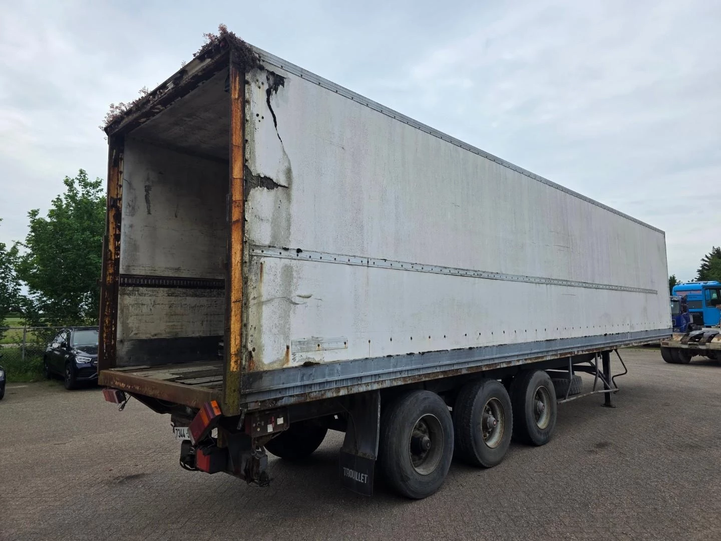 Trouillet DRUM BRAKES – STEELSPRING – WIDESPREAD – CAN ALSO BE SOLD AS FLATBED 1990 afbeelding 4