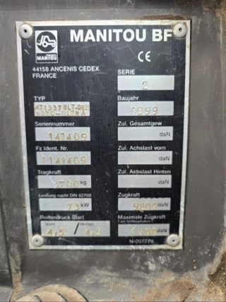 Manitou MT 1337 SLT 1999 - N/A obrazek 13