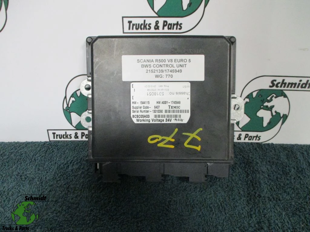 Scania - 2152139/1745949 BWS CONTROL UNIT imagem 1