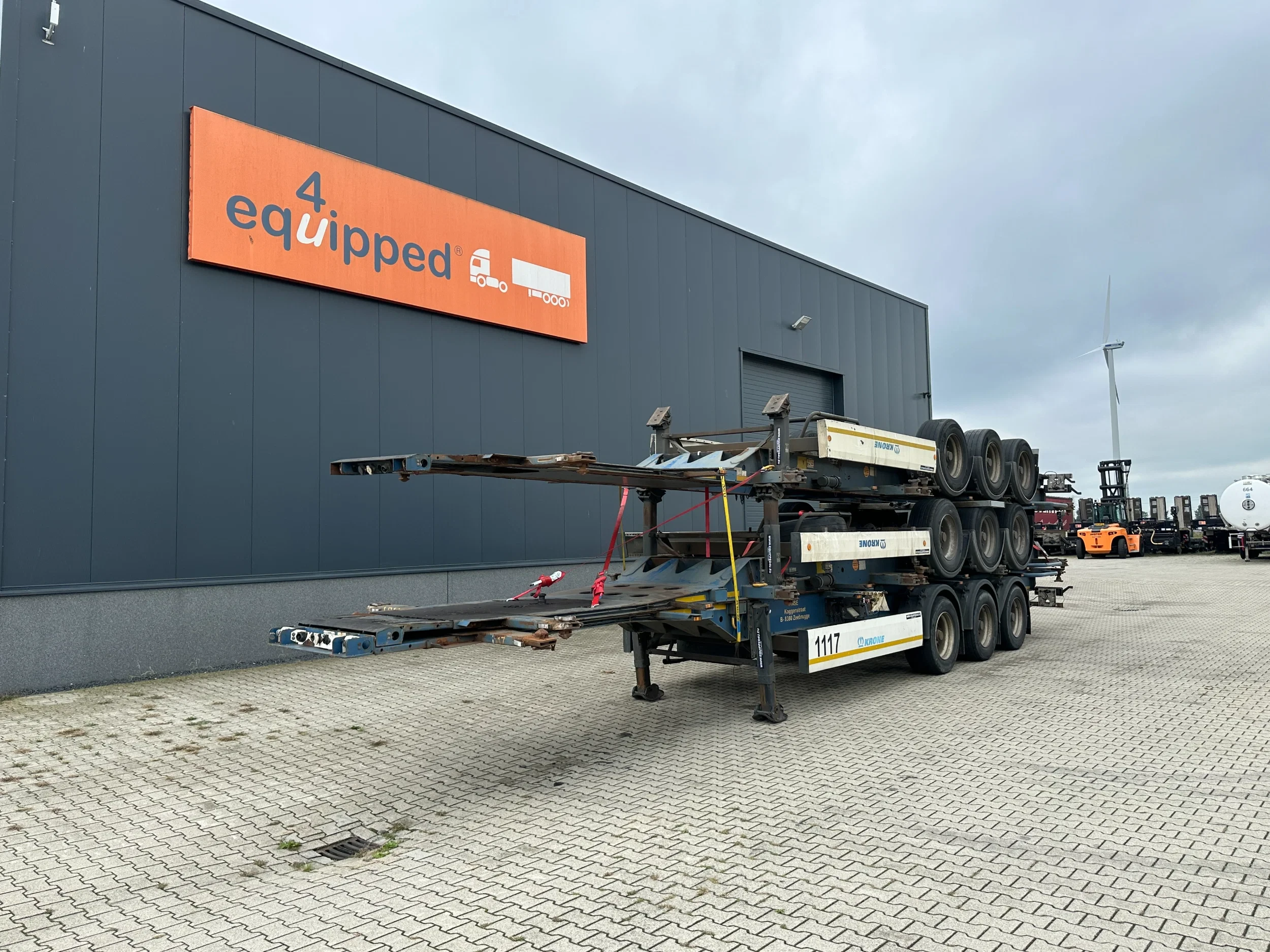 Krone 2013 - stack of 3x 2013/2014 KRONE 40FT/45FT chassis / BPW+drumbrakes afbeelding 1