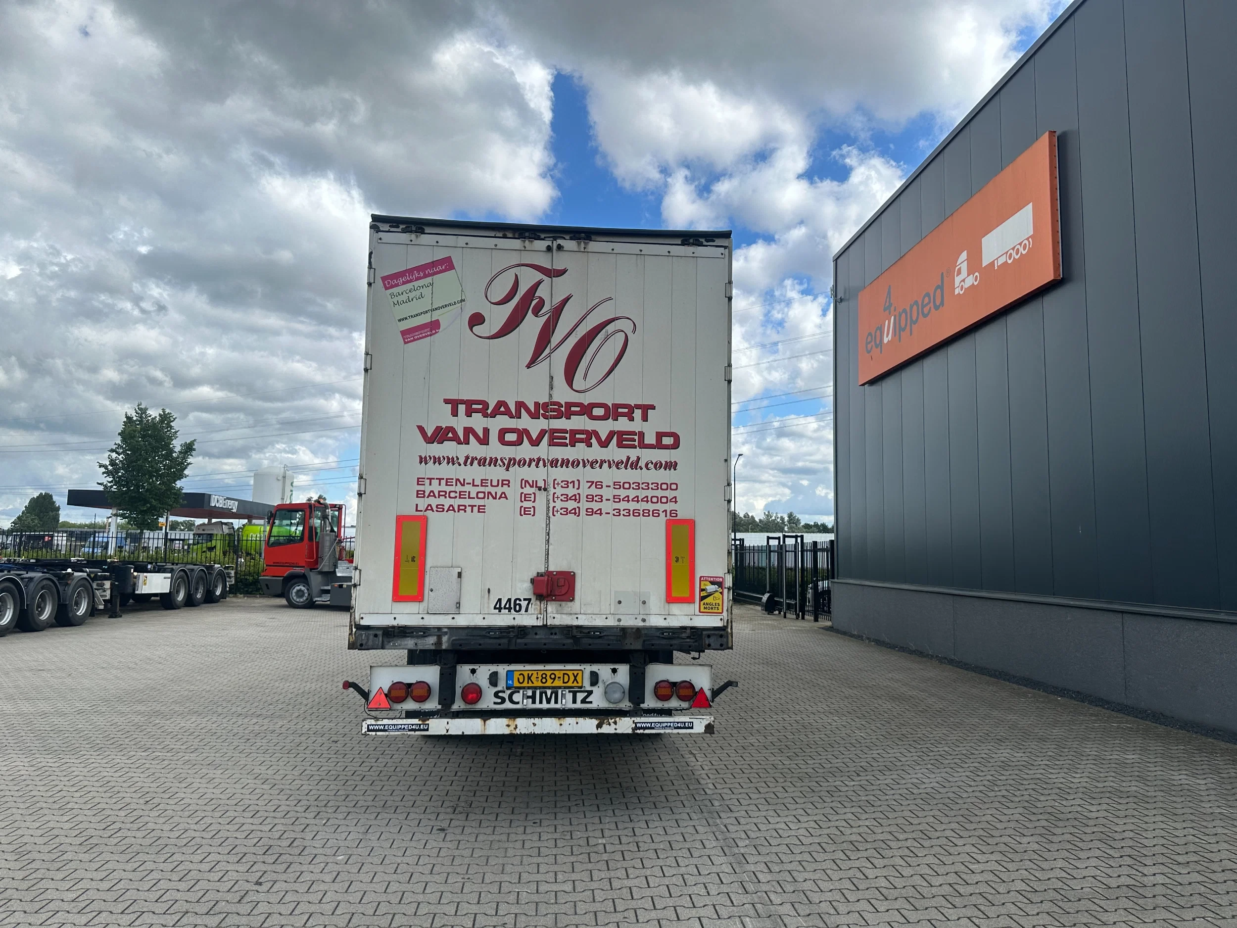 Schmitz Cargobull 2008 - SKO24 / SAF DISC / 2x LIFTAXLE / GALVANIZED / NL-TRAILER afbeelding 4