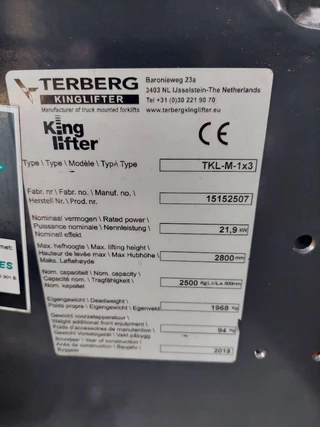 Terberg N/A 2015 - Kinglifter TKL-M-1x3 Kooiaap image 17